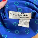 Oscar de la Renta  Vintage High Neck Blouse with Shoulder Pads Photo 2