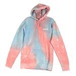 Sisters Shirt Womens Small Blue Pink Tie Dye Hoodie Sweatshirt Casual Athleisure Photo 0