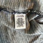 Loft  Short Sleeve White & Blue Short Sleeve Shirt Size Medium Photo 4