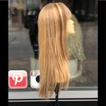 Human hair Bangs Wig 2216 Blonde Mix 2020 Size 24 Photo 5