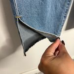 Old Navy  High Rise OG Loose In‎ Lilo Wash Button Fly Jeans Ankle Slit Size 16 Photo 4