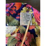 Cacique Vtg  Floral Satin Robe‎ Large Colorful Kimono Belt Knee Length Coquette Photo 4