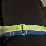 Aerie White with Blue and lime trim Bikini Top Photo 2