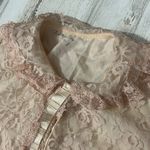 Vintage Odette Barsa Lace Robe Pink Size M Photo 7