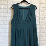 SheIn 2xl teal chiffon dress prom or bridesmaid women’s size 2X Photo 2