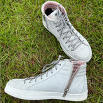 P448 Women's High-Top gray Sneakers size 7 Photo 0