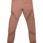 Alo Yoga Ultimate High Waisted Stripe Mesh Leggings Pink Rosewater Athletic S Photo 3