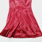 MORE TO COME Abigail Mini Dress in Wine Red XS Photo 6