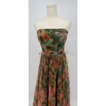 Hutch  Costella Pleated Floral Tulle Gown Strapless Size 10 Photo 6