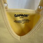 Garage  crop tank top yellow Photo 1