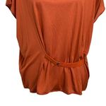 Maison Margiela Blouse Short Sleeves Top Orange Womens Size IT 46 US 10 Flawed Photo 2