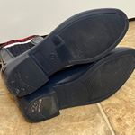 Nautica  Womens Size 7 Navy Blue Rubber Rain Boots Ankle Chelsea Photo 5