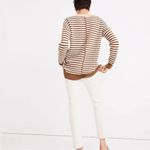Madewell Stripe-Play Smithe Pullover Sweater in Coziest Yarn Heather Linen XXS Photo 2