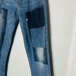 Tommy Hilfiger  Women's Medium Wash Patchwork Y2K Boyfriend Denim Jeans Size 8 Photo 2