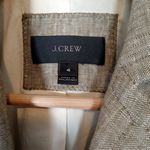 J.Crew  Classic Textured Blazer Linen One Button Womens Business Old Money 4 Photo 1