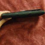 Coach Black Signature Flap Top Trifold IWallet Photo 1