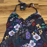 Time and Tru One Piece Bathing Suit Gray Size M Photo 2