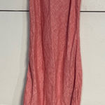 Garnet Hill  WOMENS 100% LINEN RED SLIP MAXI DRESS 4 Photo 0