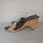 Donald J Pliner Women's Shoes Sandals Wedges Mala Cork Size 8.5 Brown Photo 4