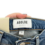 AGOLDE  Nico Jeans High Rise Slim Fit Cycle Wash Stretch Denim Blue Size 24‎ Photo 11