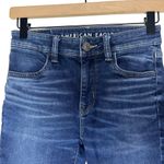 American Eagle  Women's 0‎ High Rise Jegging Crop Next Level Stretch Denim Dark Photo 1