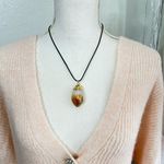 Earthbound Gold crystal Pendant Necklace Photo 1