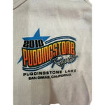 Anvil Women's White Sleeveless Crew Neck Puddingstone Regatta Graphic Tee Size M Photo 3