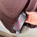 Romwe  Brown Hip Slit Trumpet Maxi Skirt Photo 6