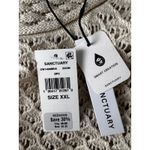 Sanctuary  Cream Crochet Knit Sleeveless Mini Dress Size XXL Photo 7