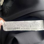 ZARA  Black Dress with Cream Floral Accents Photo 6