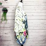 Multicolor Bohemian Abstract Floral Kimono Shawl Cover Photo 4