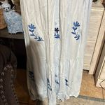 J.Marie tiered embroidered maxi dress long sleeves women’s size M boho White Size M Photo 10