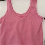 Suzette Collection  Crop Tank Top Pink Photo 0