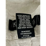 Soundstyle Beige High Rise Linen Blend Wide Leg Pants Women’s 12 Beach Boho Photo 4