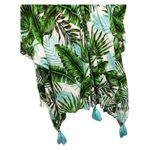 BCBG Cover Up Womens Small Medium Green Tropical Beach Cruise Hawaiian Swim Photo 3