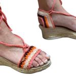 Roxy Wedge Tie Up Sandals Photo 0