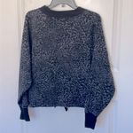 Old Navy Active Black/Gray Leopard Print Pullover Medium Photo 2
