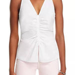 Veronica Beard NWT  Oya Sleeveless Top in White Sz‎ 4 $298 Photo 0
