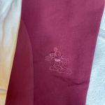 FIGS  Disney Maroon‎ Scrub Bottoms Extra Small XS Mickey Mouse Burgundy Joggers Photo 8