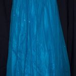 Blue Strapless Prom Dress Size 4 Photo 0