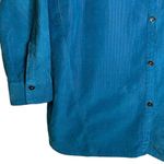 J. Jill Blue Corduroy Button Front Shirt Jacket Shacket Size Medium WTP040841 Photo 3