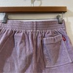 Hammies Women's High Waisted Elastic Waist Lavender Corduroy Shorts Size 26 Purple Photo 7