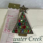 Coldwater Creek  beaded brooch silver tone Photo 4