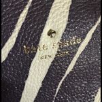 Kate Spade Dark Gray & White Zebra Purse Photo 2
