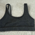 Aritzia TNA Gray Sports Bra Bralette Athletic Scoop Neck Sleeveless Activewear Size M Photo 0