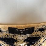 Primark Crochet Crop Top Small S Blue White Beige Sleeveless Square Neck Photo 2