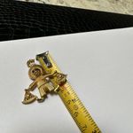 Novelty Figural Scales Of Justice Figure Brooch Pin Gold Tone Zodiac Libra Photo 4