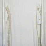 Spiritual Gangster NWT WHITE RIBBED LOVE IS THE ANSWER BODYCON LONG SLEEVES XL Photo 0