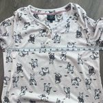 Laura Ashley  Westie Pink Long Sleeve Nightgown Medium Photo 7