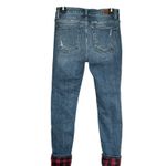 Judy Blue  Jeans Women's 5/27 Plaid Skinny Fit Mid Rise Blue Distressed #J14-4 Photo 5